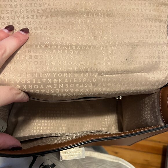 Kate Spade Medium Crossbody Satchel in Brown - Picture 5 of 5